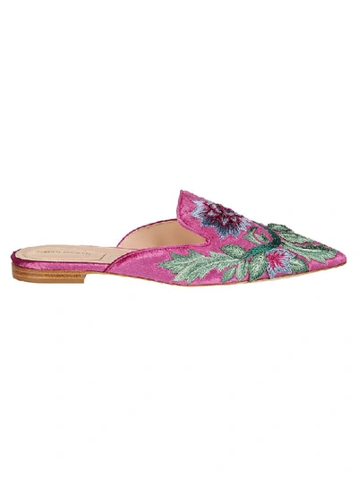 Shop Alberta Ferretti Women's Pink Viscose Sandals