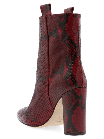 Shop Paris Texas Women's Burgundy Leather Ankle Boots