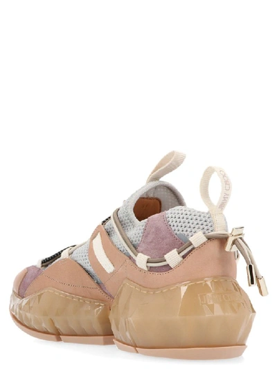 Shop Jimmy Choo Women's Pink Leather Sneakers