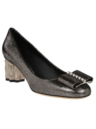 Shop Giuseppe Zanotti Design Women's Silver Leather Pumps