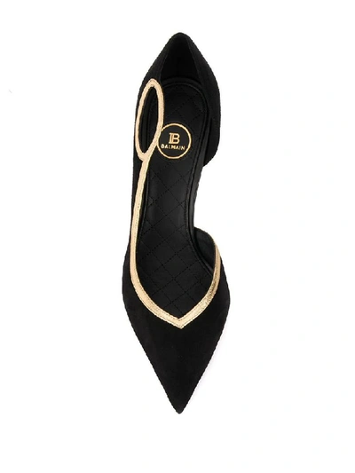 Shop Balmain Women's Black Leather Pumps