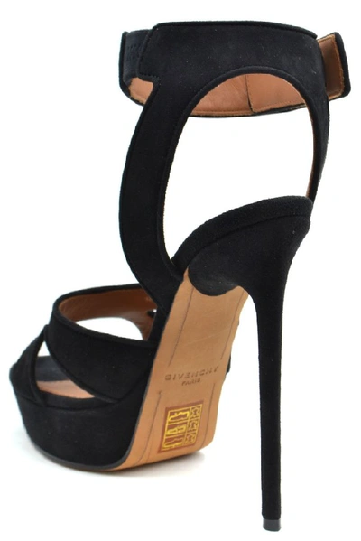 Shop Givenchy Women's Black Suede Sandals