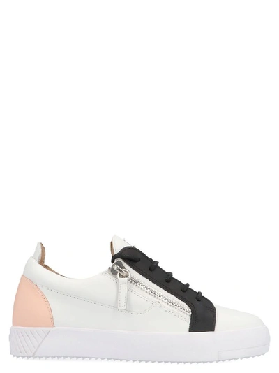 Shop Giuseppe Zanotti Design Women's Multicolor Leather Sneakers