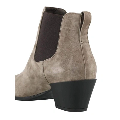 Shop Hogan Women's Brown Suede Ankle Boots