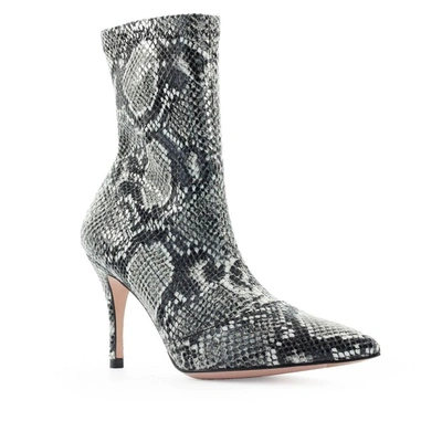 Shop Roberto Festa Women's Grey Leather Ankle Boots