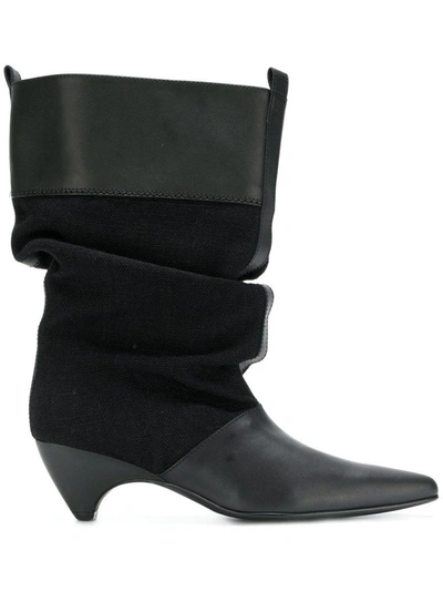 Shop Stella Mccartney Women's Black Polyamide Ankle Boots