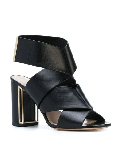 Shop Nicholas Kirkwood Women's Black Leather Sandals
