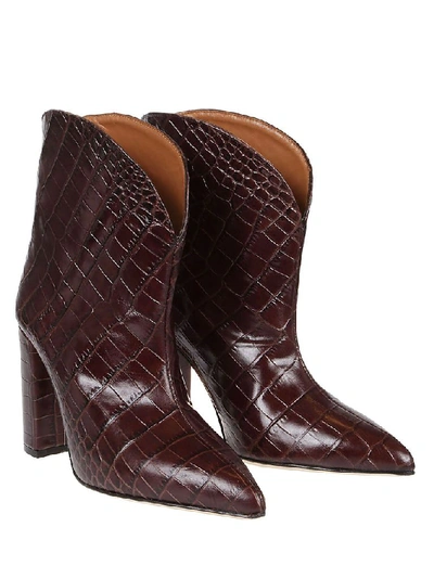 Shop Paris Texas Women's Brown Leather Ankle Boots