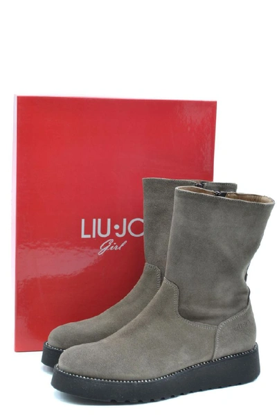 Shop Liu •jo Liu Jo Women's Beige Suede Ankle Boots