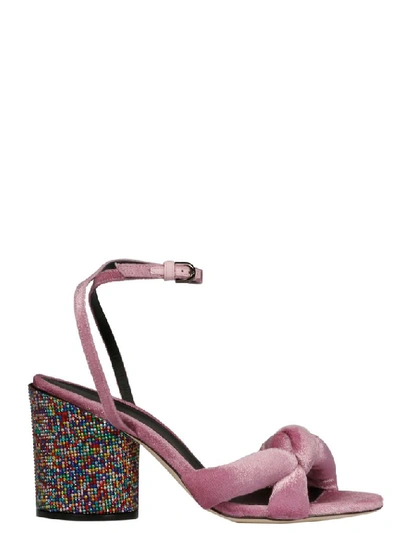 Shop Marco De Vincenzo Women's Pink Viscose Sandals