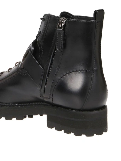 Shop Tod's Women's Black Leather Ankle Boots