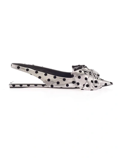Shop Balenciaga Women's Silver Polyester Sandals