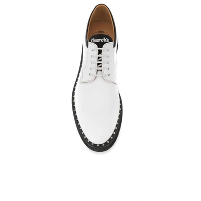 Shop Church's Women's White Leather Lace-up Shoes