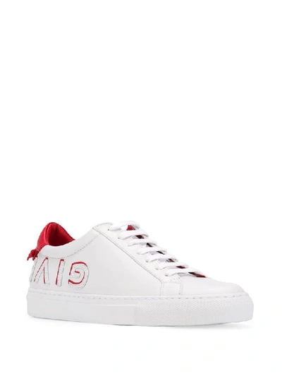 Shop Givenchy Women's White Leather Sneakers