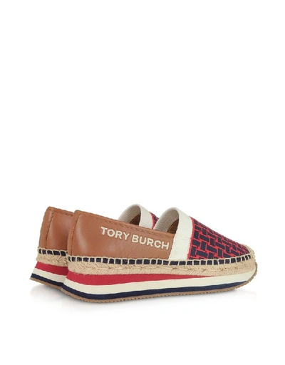 Shop Tory Burch Women's Multicolor Leather Espadrilles