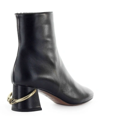 Shop L'autre Chose Women's Black Leather Ankle Boots