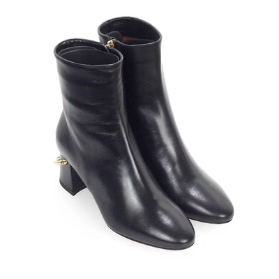 Shop L'autre Chose Women's Black Leather Ankle Boots