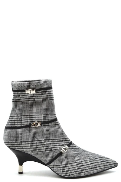 Shop Giuseppe Zanotti Design Women's Grey Fabric Ankle Boots