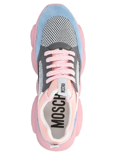 Shop Moschino Women's Multicolor Polyester Sneakers