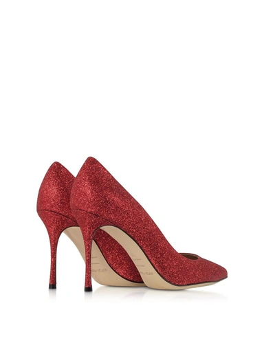 Shop Sergio Rossi Women's Red Leather Pumps
