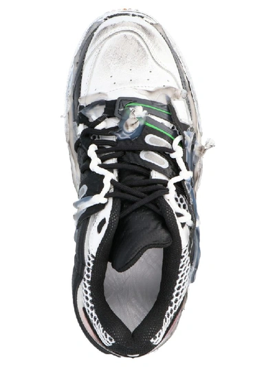 Shop Maison Margiela Women's Black Leather Sneakers