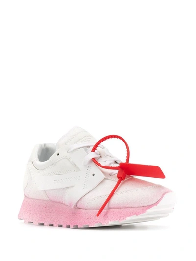 Shop Off-white Women's White Leather Sneakers