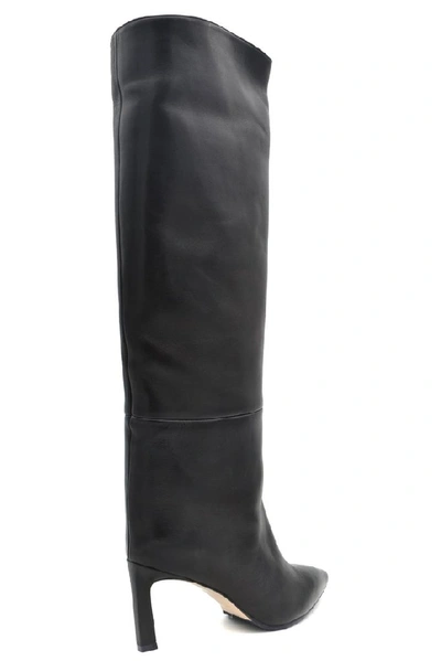 Shop Stuart Weitzman Women's Black Leather Boots