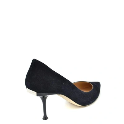 Shop Sergio Rossi Women's Black Suede Heels