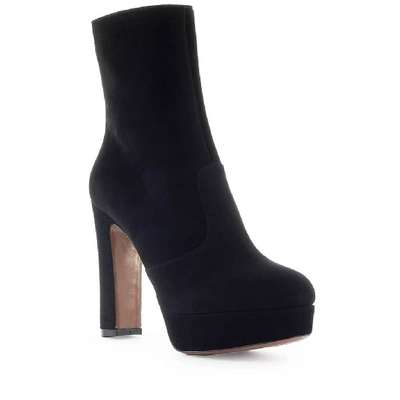 Shop L'autre Chose Women's Black Suede Ankle Boots