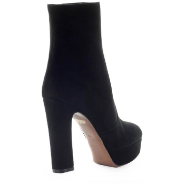 Shop L'autre Chose Women's Black Suede Ankle Boots