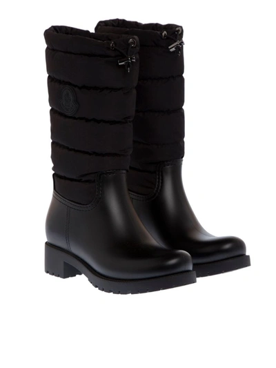 Shop Moncler Women's Black Polyester Boots