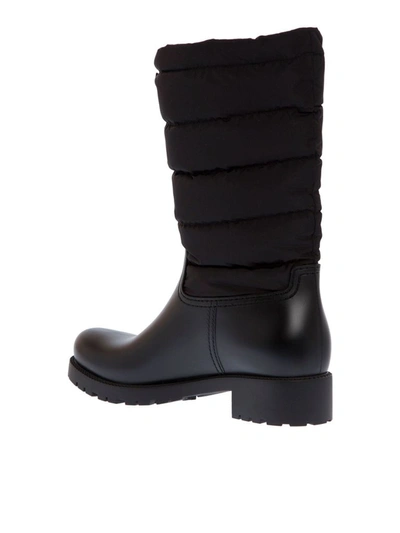 Shop Moncler Women's Black Polyester Boots