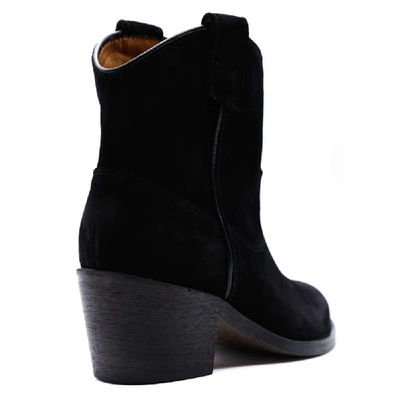Shop Via Roma 15 Women's Black Suede Ankle Boots