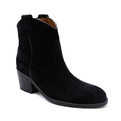 Shop Via Roma 15 Women's Black Suede Ankle Boots