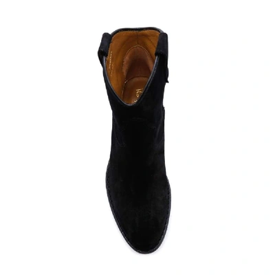 Shop Via Roma 15 Women's Black Suede Ankle Boots