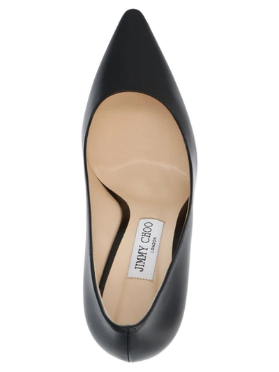 Shop Jimmy Choo Women's Black Leather Pumps