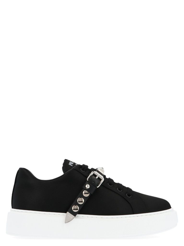 prada studded strap sneakers