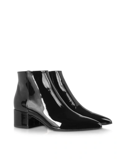 Shop Sergio Rossi Women's Black Leather Ankle Boots