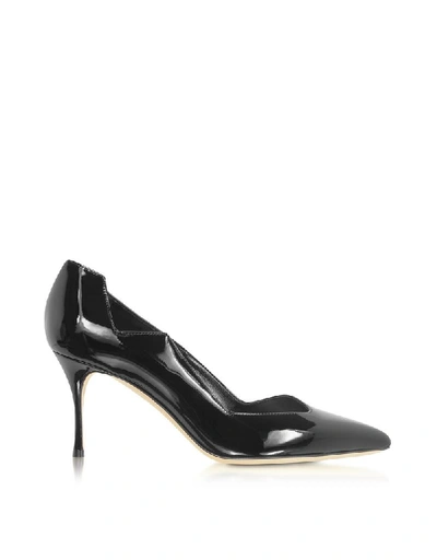 Shop Sergio Rossi Women's Black Leather Pumps