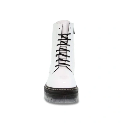 Shop Tosca Blu Women's White Leather Ankle Boots