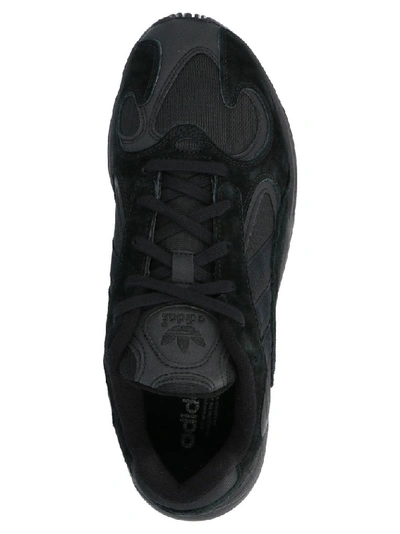 Shop Adidas Originals Adidas Men's Black Polyamide Sneakers