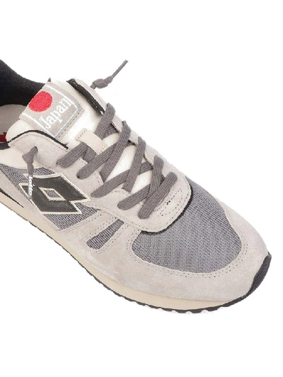 Shop Lotto Men's Grey Fabric Sneakers