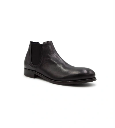 Shop Leqarant Men's Black Leather Ankle Boots