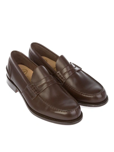 Shop Church's Men's Brown Leather Loafers