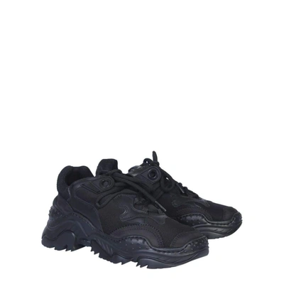 Shop N°21 Men's Black Leather Sneakers