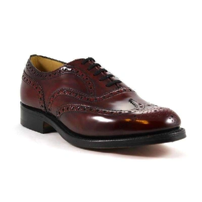 Shop Church's Men's Burgundy Leather Lace-up Shoes