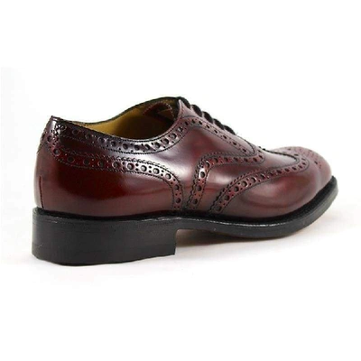 Shop Church's Men's Burgundy Leather Lace-up Shoes