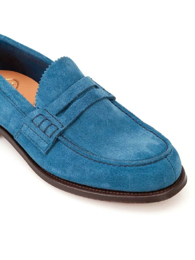 Shop Church's Men's Blue Leather Loafers