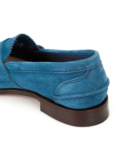 Shop Church's Men's Blue Leather Loafers