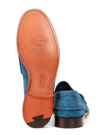 Shop Church's Men's Blue Leather Loafers